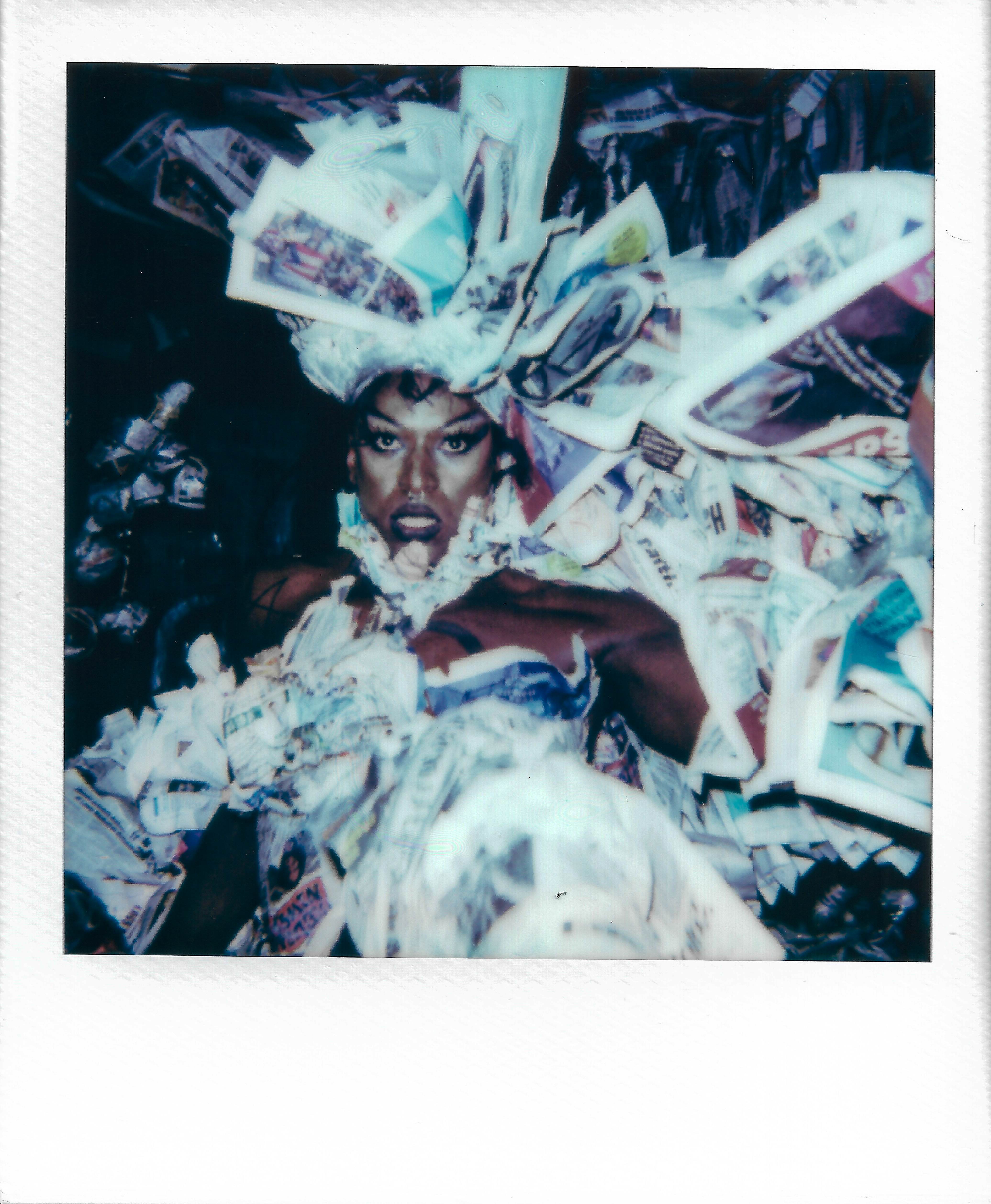 Collage of polaroid photos